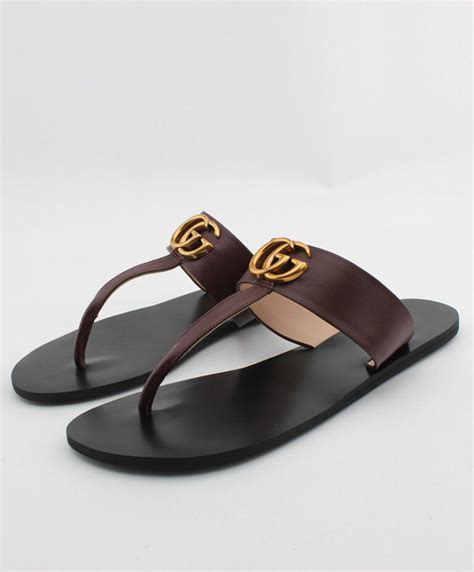 gucci thong sandals fake|gucci unisex sandals.